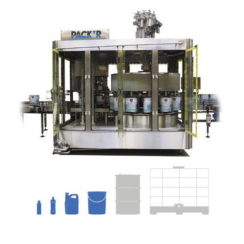 重量灌装封盖一体机 - REVO-S - PACK'R - 液体产品 / 自动 / 高速