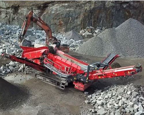 干式筛选筛选机 - 883+ - TEREX Mobile Processing Equipment - 用于建筑工地 / 用于矿场 / 用于废料回收