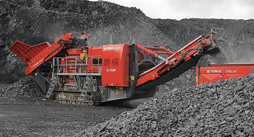 圆锥破碎机 - C-1554 - TEREX Mobile Processing Equipment - 移动式 / 履带式