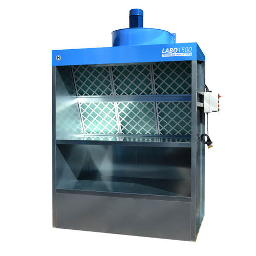 开放式喷漆间 - Labo 1500 - Tricolor Industries - 用于零件 / 航空应用 / 干燥过滤