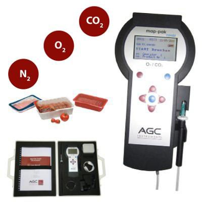 氧气分析仪 - Map-Pak - AGC Instruments - 二氧化碳 / 气体 / 用于 MAP