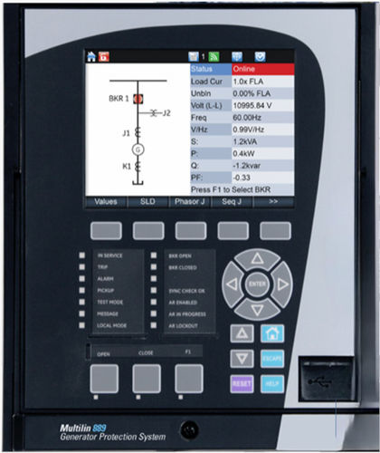 发电机保护继电器 - Multilin 889 - GE Grid Solutions - 用于变压器 / IEC / 可编程