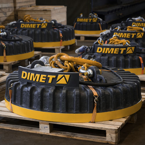 金属废料处理起重磁铁 - EMG SM - DIMET GmbH - 电控 / 物料搬运 / 用于起重机