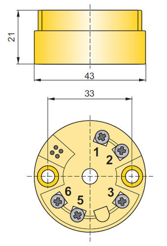 探头安装温度变送器 - AT-2 - APLISENS S.A. - Pt100 / 4-20 mA / 可编程