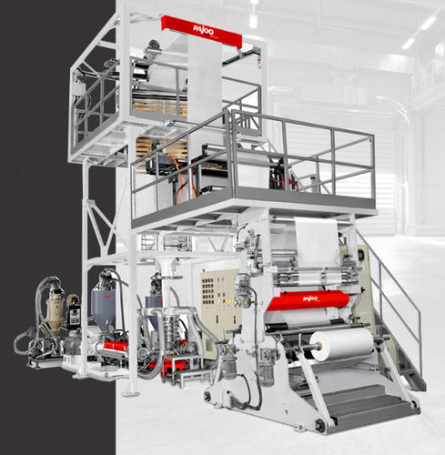 3层管道挤出生产线 - MULTIFOIL LITE™ - Rajoo Engineers Ltd. - 吹膜 / 热熔塑料 / 用于食品膜