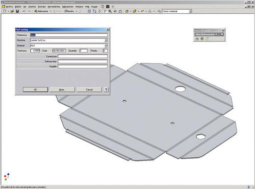 设计软件 - Lantek Flex3d Inventor ® - Lantek Sheet Metal Solutions S.L. - 用于金属板材轧制 / 3D / 2D