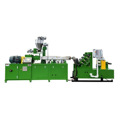 同向双螺杆挤出机 - SHJ-35 - Jiangsu Xinda Tech Limited - 复合材料 / 塑料薄膜 / 实验室