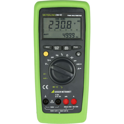 数字万用表 - METRALINE DM 62 - GOSSEN METRAWATT GmbH - 柱状图显示 / 手持式 / 1000 V