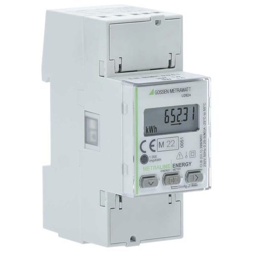 单相电能表 - U282 C  - GOSSEN METRAWATT GmbH - DIN导轨 / 数字 / 认证 MID