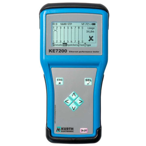 以太网测试仪 - KE7200 - GOSSEN METRAWATT GmbH - 连续性 / 性能 / TDR