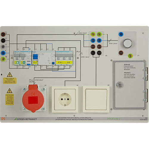 电动安装演示面板 - PROFiSIM 2 - GOSSEN METRAWATT GmbH