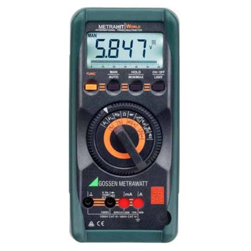 数字万用表 - METRAHIT WORLD   - GOSSEN METRAWATT GmbH - 柱状图显示 / 手持式 / 1000 V