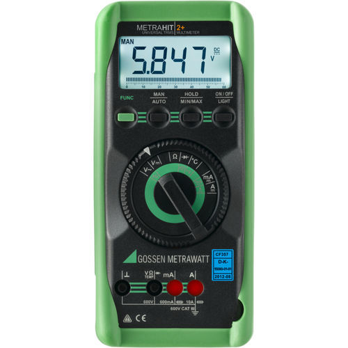 数字万用表 - METRAHIT 2+ - GOSSEN METRAWATT GmbH - 柱状图显示 / 手持式 / 600 V
