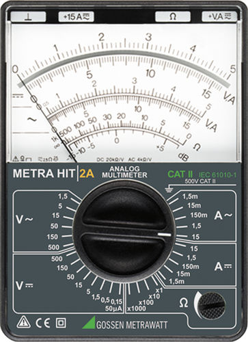 模拟万用表 - class 2.5 | METRAHIT 2A - GOSSEN METRAWATT GmbH - 手持式 / 15 A / cat II