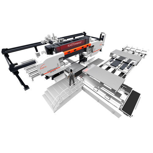 固定锯床 - KASTOmaxcut AM 8x22 - KASTO Maschinenbau GmbH & Co. KG - 带式 / 卧式 / 用于铝