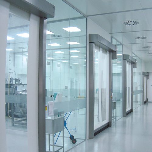 卷闸门 - RR300 - ASSA ABLOY Entrance Systems - 不锈钢 / 用于无菌室 / 快速
