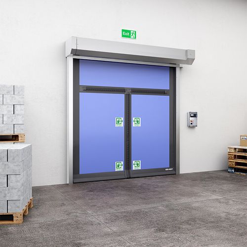 卷闸门 - HS90 series - ASSA ABLOY Entrance Systems - 钢 / 室内 / 快速