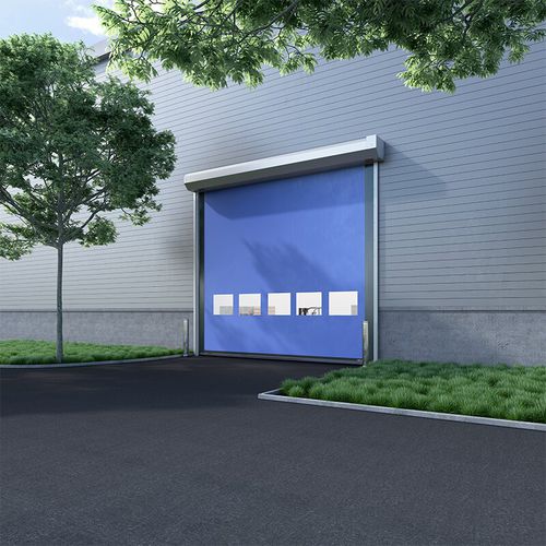 卷闸门 - HS80 series - ASSA ABLOY Entrance Systems - 电镀钢 / 5 级 / 室内