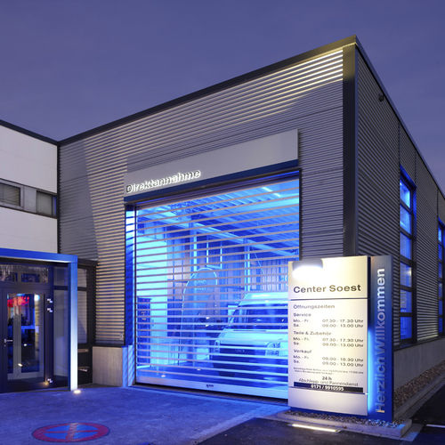卷闸门 - RR3000 Vision - ASSA ABLOY Entrance Systems - 聚碳酸酯 / 工业 / 用于室外