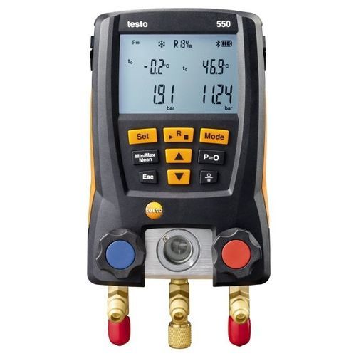 差动压力计 - 550 - TESTO/德图 - 数字 / 后部安装式 / 电子