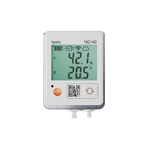 温度和湿度数据采集器 - 162 H2 - TESTO/德图 - 基于WLAN网络 / 在线 / 屏幕式
