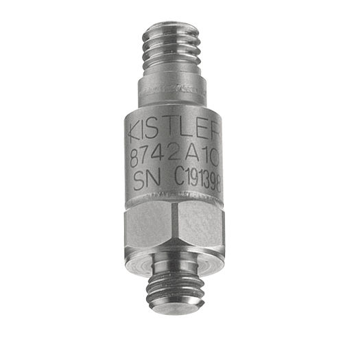 单轴加速度计 - 8742A series - KISTLER - 晶体 / 剪切式 / 内置电子设备