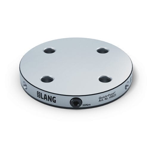 零点定心夹紧系统 / 用于机床 - 45823 - LANG Technik - 模块化紧固板 / 高精度 / 用于 5 轴加工