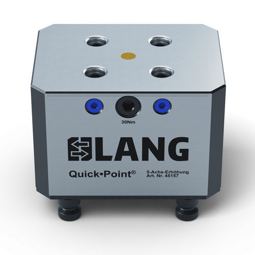 零点定心夹紧系统 / 用于机床 - 45157 - LANG Technik - 模块化紧固板 / 高精度 / 用于 5 轴加工