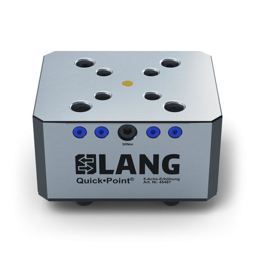 零点定心夹紧系统 / 用于机床 - 45487 - LANG Technik - 模块化紧固板 / 高精度 / 用于 5 轴加工