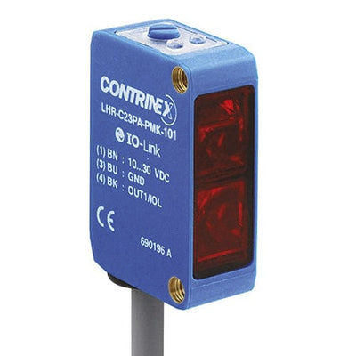 可消除背景光电探测器 - LHR-C23PA-PMK-101 - CONTRINEX - 矩形 / LED / 紧凑型