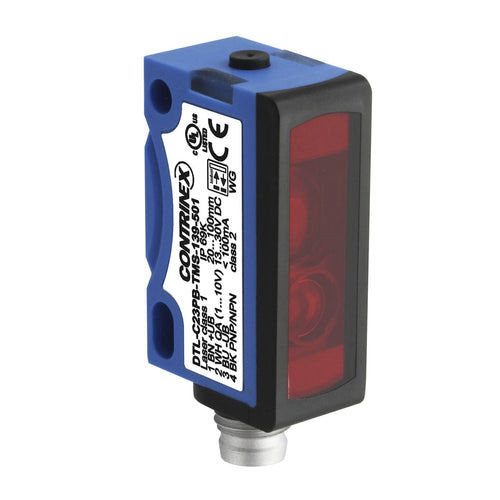 漫反射检测器光电探测器 - DTL-C23PB-TMS-139-501 - CONTRINEX - 矩形 / 激光 / 紧凑型