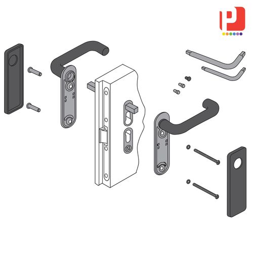 圆管把手 - MANTF3 series - PANOZZO Srl - 聚丙烯