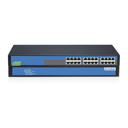 非管理型网络交换机 - ES1024 - 3onedata Co.,Ltd. - 14 端口式 / 2 级 / 架上式