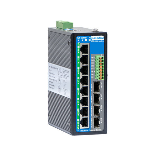 管理型以太网交换机 - IES6300 Series - 3onedata Co.,Ltd. - 10 端口式 / 12 端口式 / 千兆