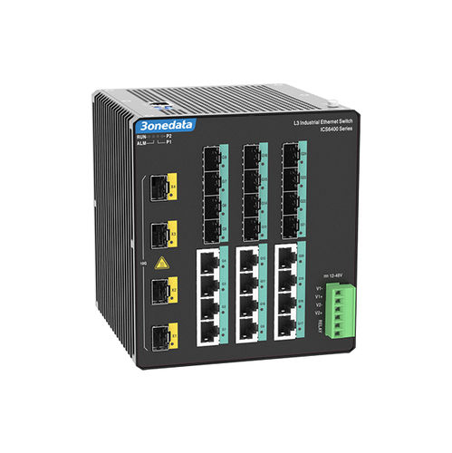 管理型网络交换机 - ICS6400-12GT12GS4XS - 3onedata Co.,Ltd. - 28端口 / 千兆以太网 / 3 级