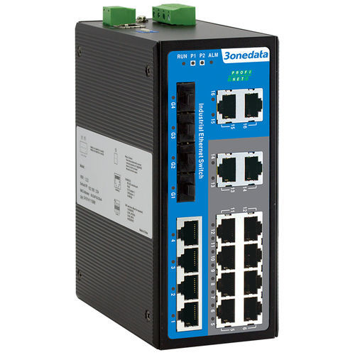 管理型以太网交换机 - IES6200-PN-16T4GS-2P48 - 3onedata Co.,Ltd. - 20 端口式 / 2 级 / 千兆以太网
