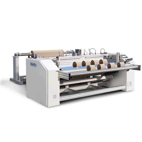 自动纵切复卷机 - SL X8 - Comatex Textile Machinery - 双 / 单轴 / 用于小滚筒
