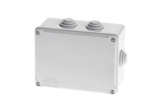 壁挂分线盒 - 150 x 110 x 75 mm, IP 54 | GR17058 - GEROS - 密封 / 塑料 / 带弹力薄膜