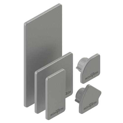 型材端盖 - AK-5025 - gray series - MONTECH - 压接工艺 / 矩形 / 正方形