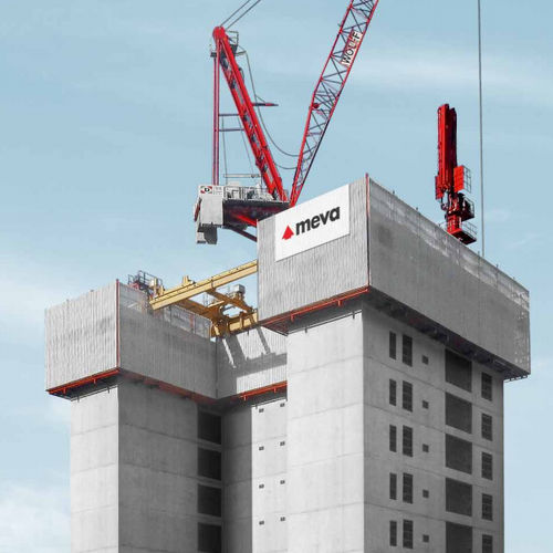 爬升模架 - MGC-H - MEVA Schalungs-Systeme - 墙体模架