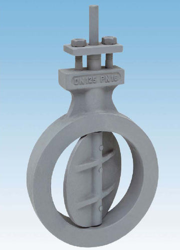 蝶阀 - DN 50 - 500, PN 16, max. 1 000 °C | GD, GDH series - ECONEX S.R.L. - 液压操控 / 调节 / 用于气体