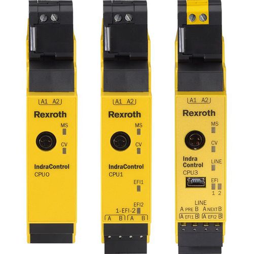 总线接口模块 - SafeLogic SLc - Bosch Rexroth - Electric Drives and Controls - SERCOS / 工业 / DIN导轨