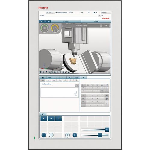 多点触摸屏HMI - DR series - Bosch Rexroth - Electric Drives and Controls - 面板式 / 1366 x 768 / 1920 x 1080