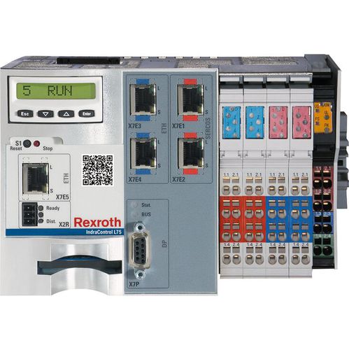 嵌入式可编程控制器 - CML75 series - Bosch Rexroth - Electric Drives and Controls - DIN导轨 / 内置I/O / 以太网