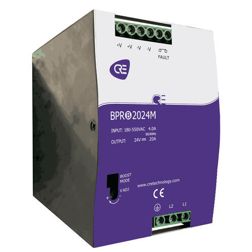 发电机组电池充电器 - BPRB2024M - CRE TECHNOLOGY - 用于电机泵 / DIN导轨安装式 / 铅
