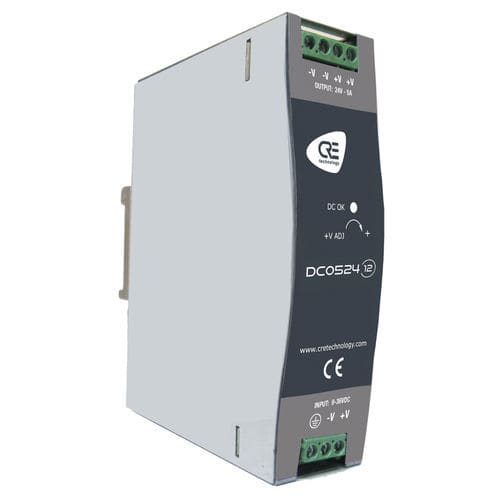DC/DC变流器 / DIN导轨 - DC0524-12 - CRE TECHNOLOGY - 工业 / 电压输出 / 可调节