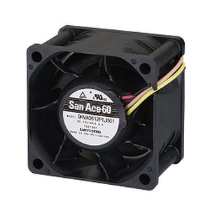 轴向电子设备风扇 - 9HVA0612P1J001 - SANYO DENKI America/日本山洋 - 冷却 / 12Vdc / 塑料