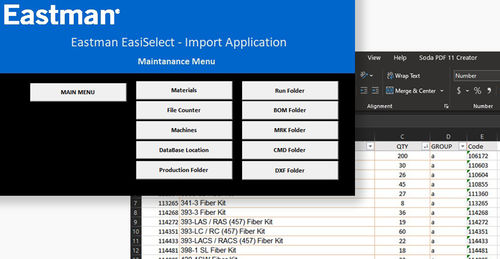 嵌套软件 - EasiSelect - Eastman Machine Company - 控制 / 用于切割机 / 用于纺织品