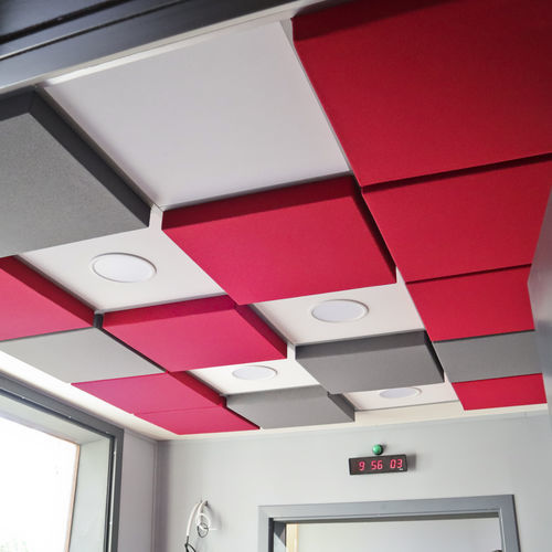 合成纤维芯夹芯板 - ACUSTIART-3D - Acústica Integral - Soundproofing - 铝表面 / 用于天花板 / 室内装潢