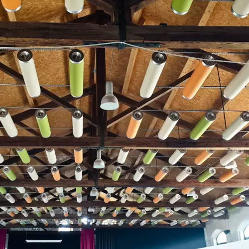 矿棉芯隔热板 - ACUSTIBAF-C - Acústica Integral - Soundproofing - 玻璃纤维表面 / 用于天花板 / 声学